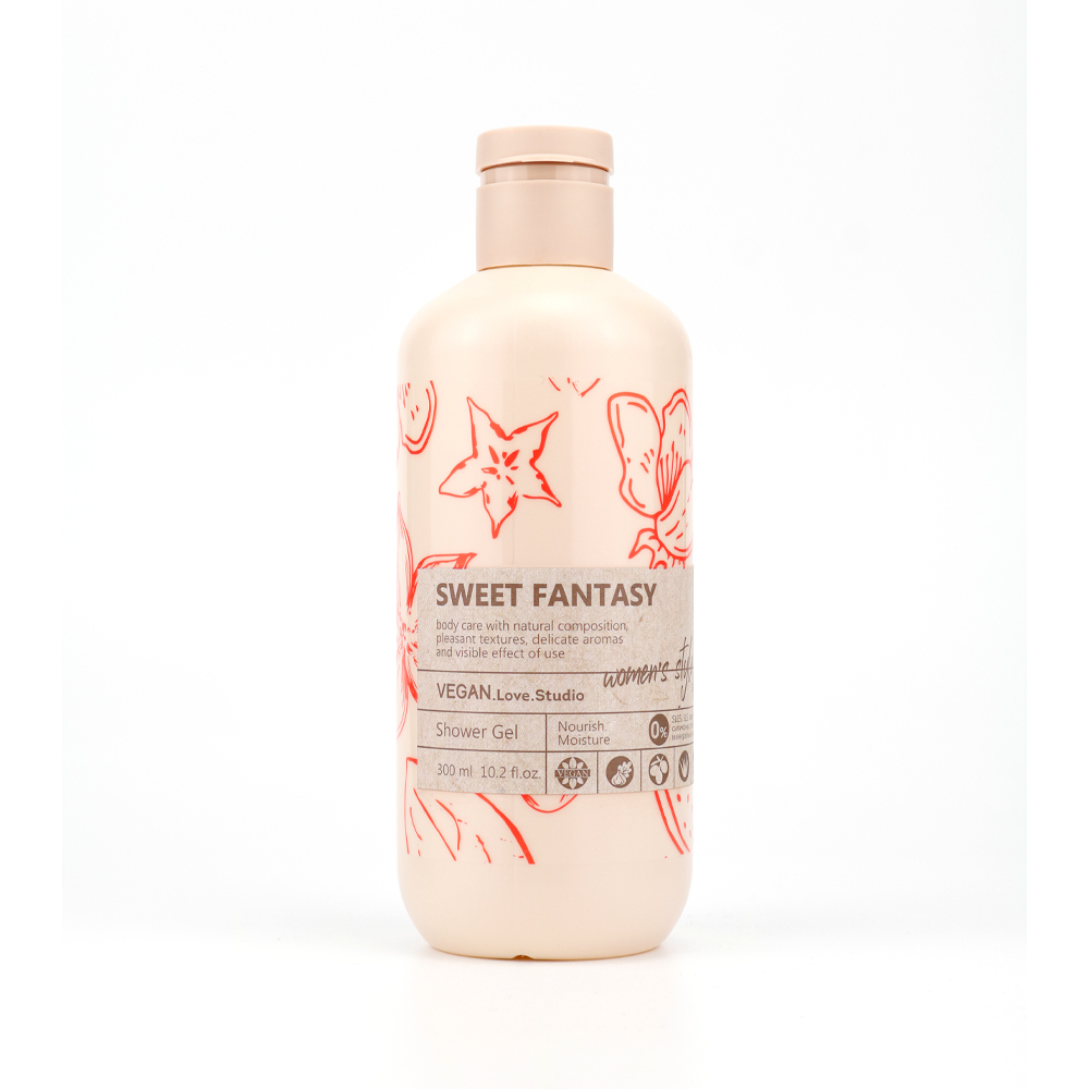 Гель для душа жен. VEGAN.Love.Studio «SWEET FANTAZY» 300 мл