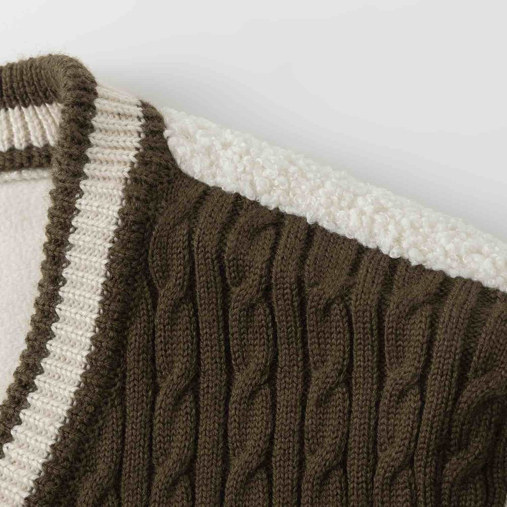 Свитер Ymkashix Lamb коричневый/бежевый