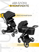 Детская коляска AmaroBaby Tutum 2 в 1 черный