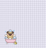 Блокнот 130х130 мм, скрепка, Контэнт-Канц, выб-лак, 32 л., диз. внутр. блок в клетку, "Kawaii", розовый