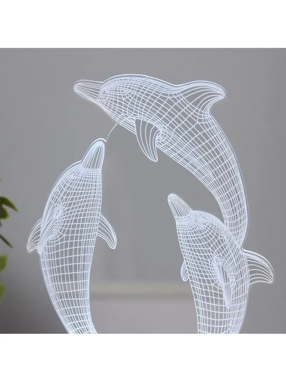 Светильник сенсорный «Дельфины» LED 7 цветов USB/от батареек
