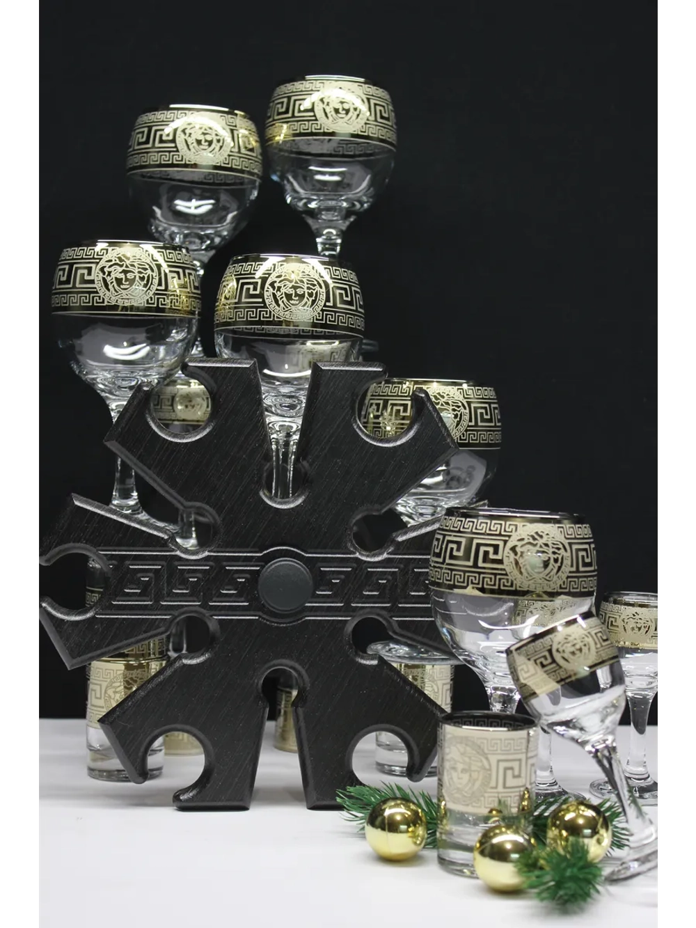 Барный набор 18 предметный с фужером