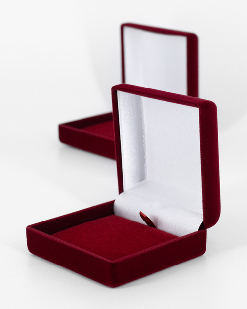 Футляр квадратный, серия "Классика", 75х75х40 мм