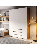 Шкаф для одежды распашной Белый 160х46х210 см