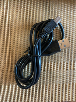 Кабель mini USB D10 V3, 1 м черный