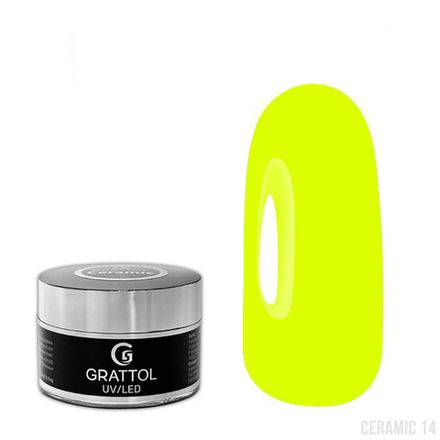 Grattol Camouflage Gel Ceramic 14 - Гель камуфлирующий, 15 мл