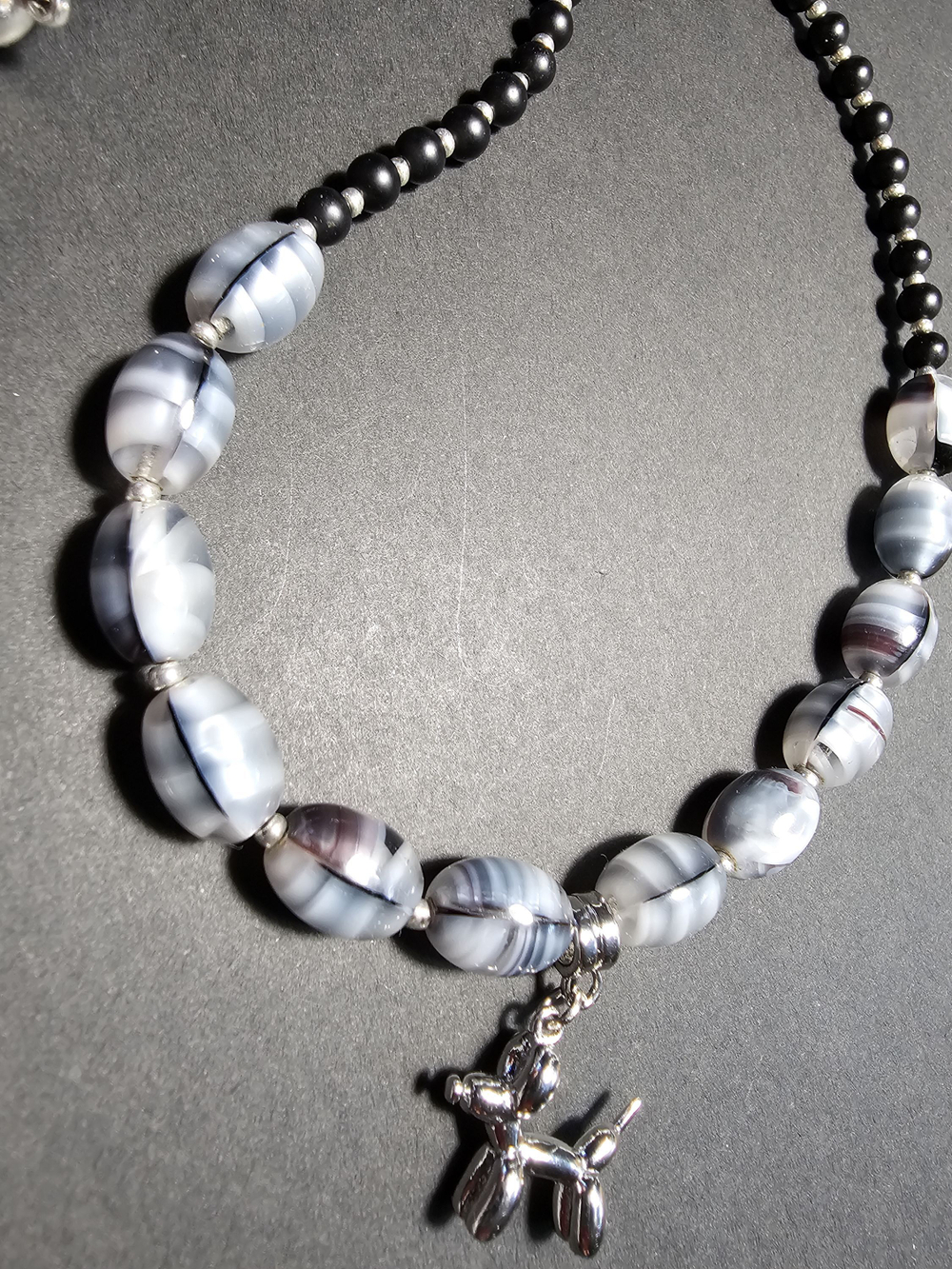 Колье ручной работы из Агата "Шарик"