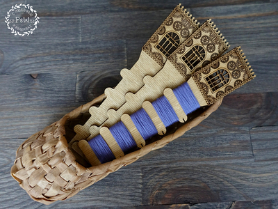 Бобинка "Грязовецкая прялка" на 5 цветов