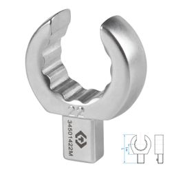 KING TONY (34501422M) Насадка разрезная серии "FIT", 22 мм, 9х12 мм