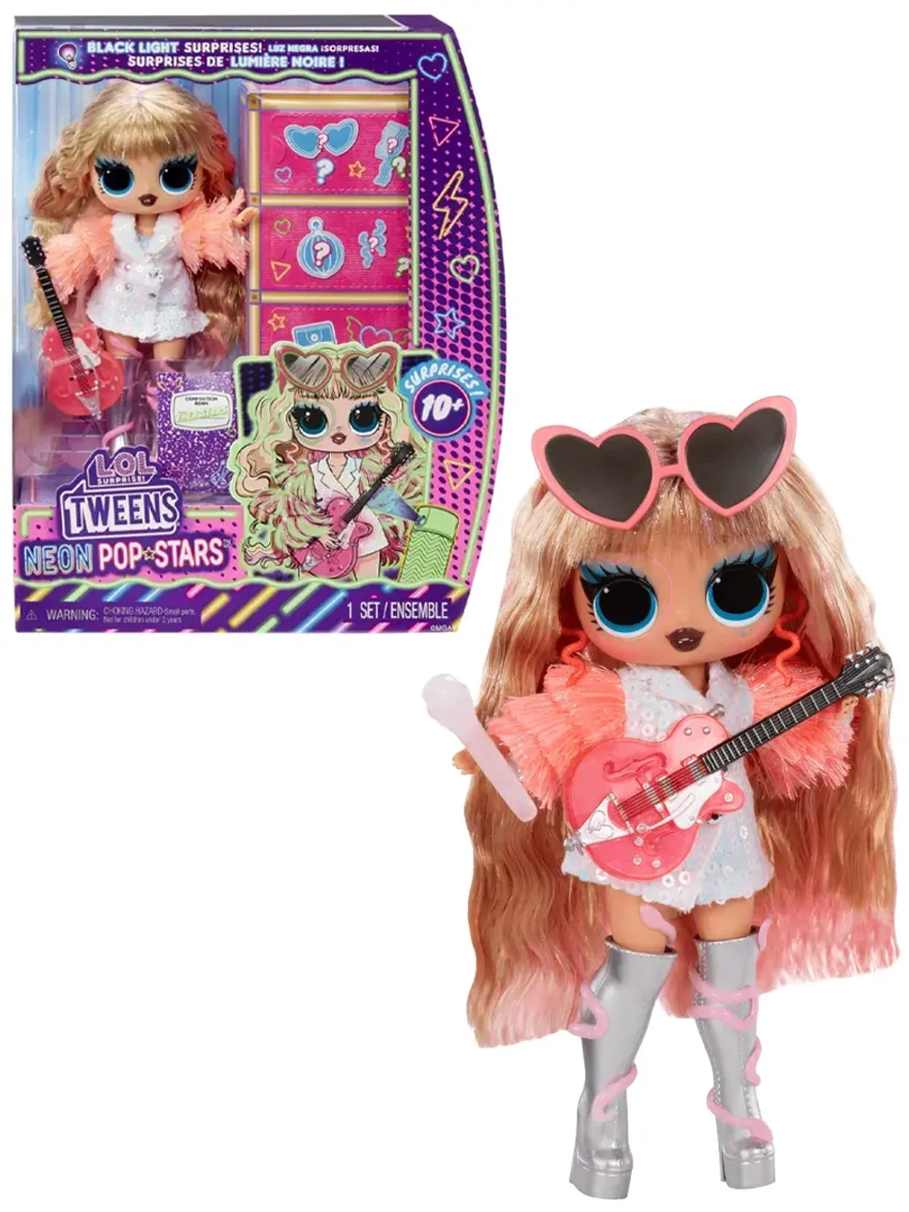 Кукла Лол Твинс Lol Tweens Neon Pop Stars Tea Stars оригинал