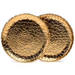 НАБОР ТАРЕЛОК ОБЕДЕННЫХ LEFARD "CHARM" 2 ШТ. 26*2,5 СМ (ЗОЛОТО)