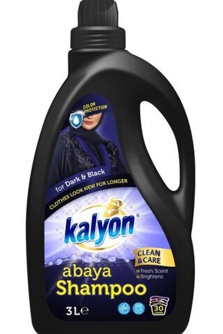 KALYON ГЕЛЬ ДЛЯ СТИРКИ ДЛЯ ЧЕРНОГО  БЕЛЬЯ АБАЯ  3000 мл x 4