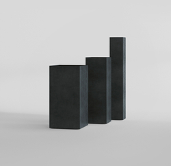 Кашпо, коллекция Concrete (Midnight), форма COLONNA