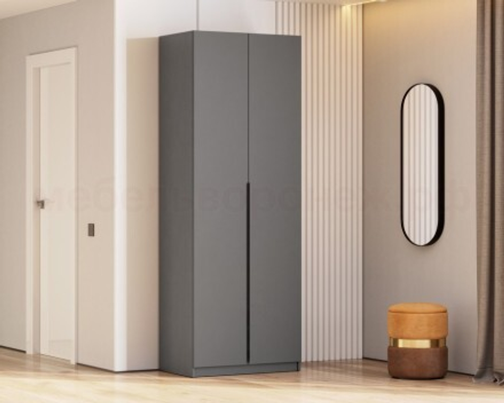 Шкаф МРШР 5/ШК-5 (Берген ПРО) 0,8м (без ящиков и полок) Графит Мебельный рай