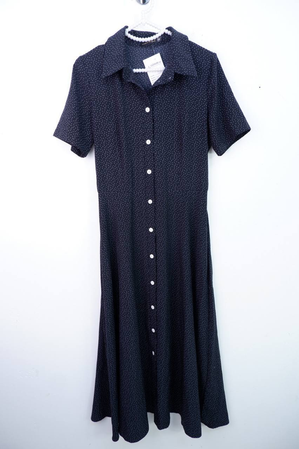 Платье Marco Bonne в мелкий горошек, маркировка S, визуально на 44 размер