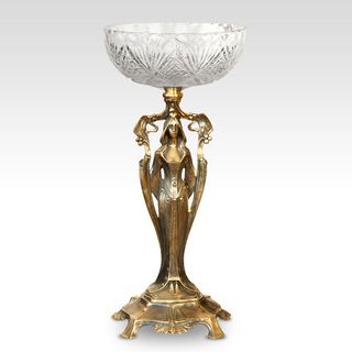 Ваза "Модерн" (с хрустальной чашей)