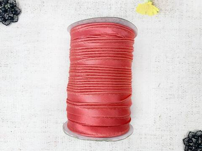 Кант атласный, ш. 1,3 см/кант 3 мм, арбузный