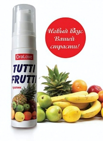Оральный гель Tutti-Frutti тропический вкус (30г) (Цвет: прозрачный)