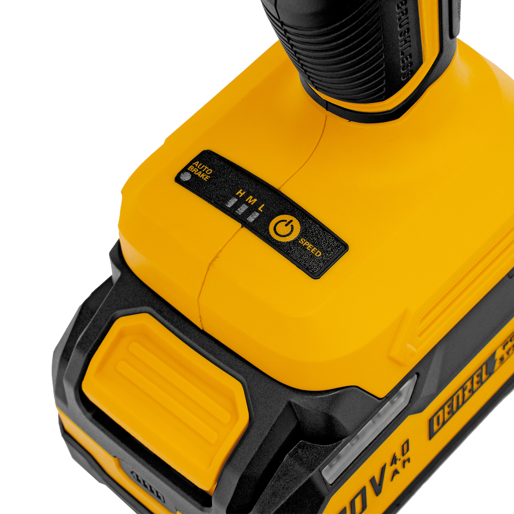 Гайковерт ударный аккумуляторный бесщет. CIWH-BL-20-1000, Li-Ion, 20 В// Denzel