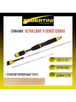 Спиннинг ультралайт (Seika) Ultra Light X-sence 1,98 0-4 gr