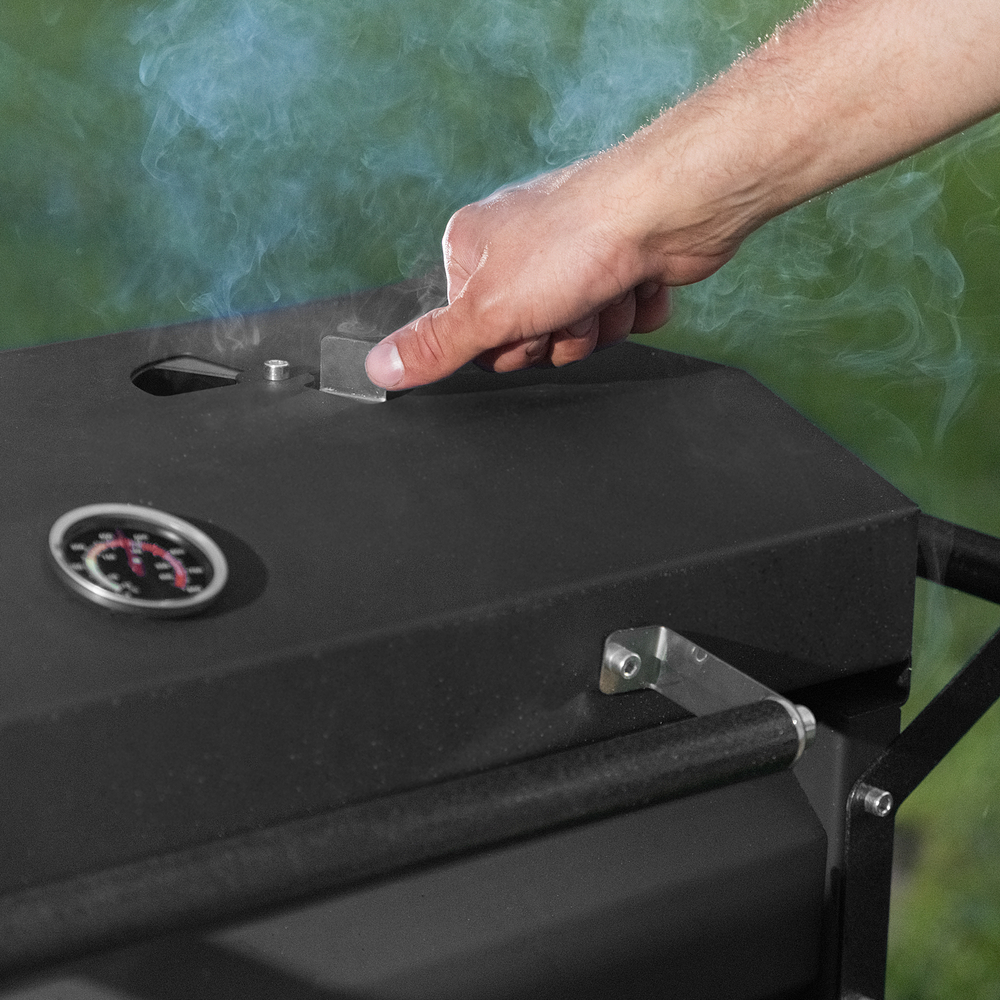 Мангал сварной на колесах, 662 х 390 х 152/805 мм, сталь 2 мм, кочерга в комплекте, Camping Palisad