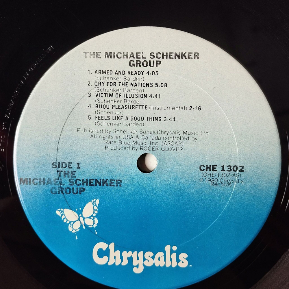 Винтажная виниловая пластинка LP The Michael Schenker Group The Michael Schenker Group (USA 1980)