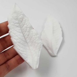 Молд - вайнер силиконовый для лепки листа Георгина