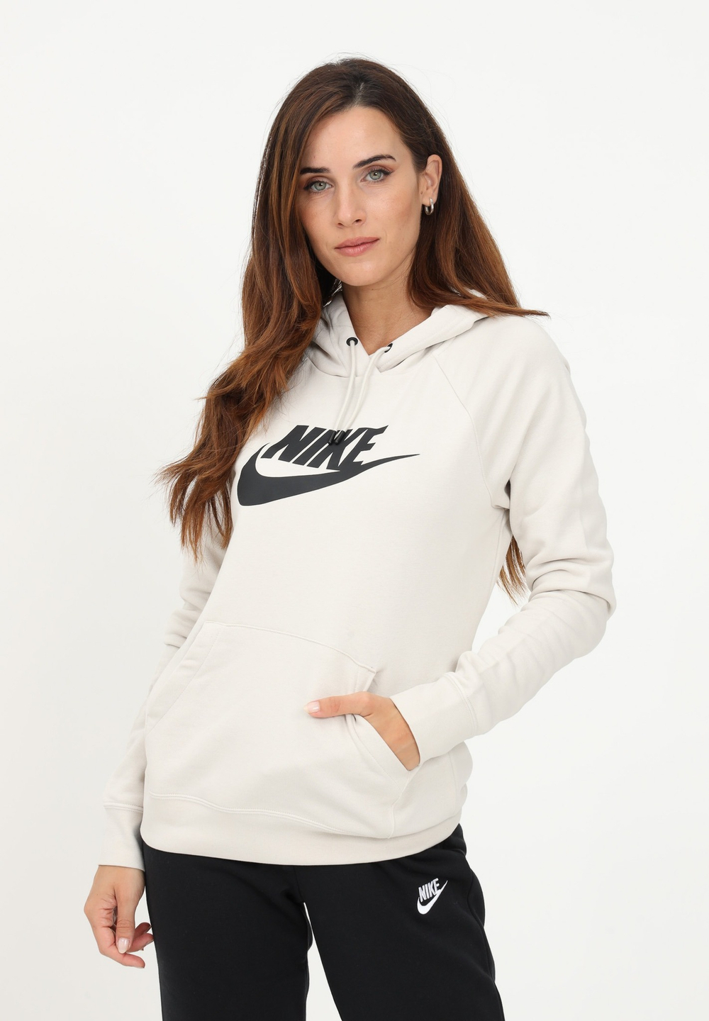 Толстовка женская NIKE W NSW ESSNTL HOODIE PO HBR
