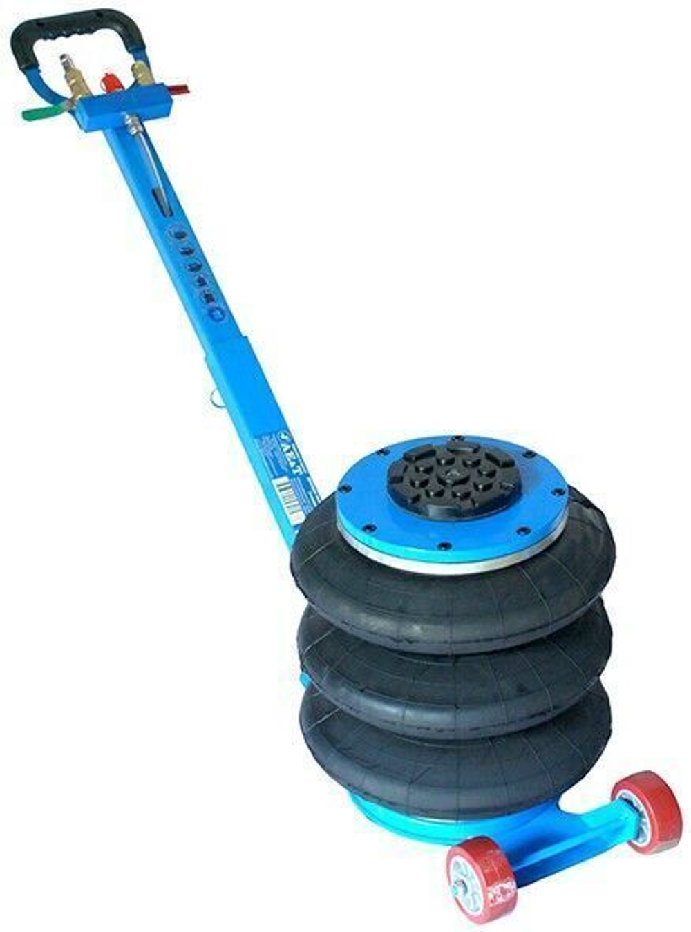 Пневматический 3-секционный домкрат с ручкой T08103A 3 т AE&T