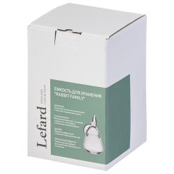 ЕМКОСТЬ ДЛЯ ХРАНЕНИЯ "RABBIT FAMILY" 500 МЛ/10,4*10,4*19 СМ