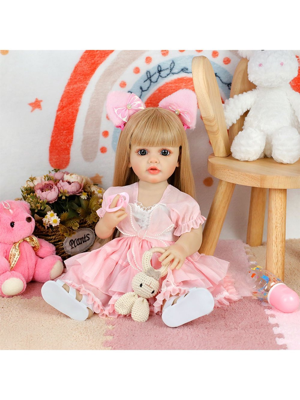 Кукла Реборн виниловая LifeReborn 55см (LR-030)