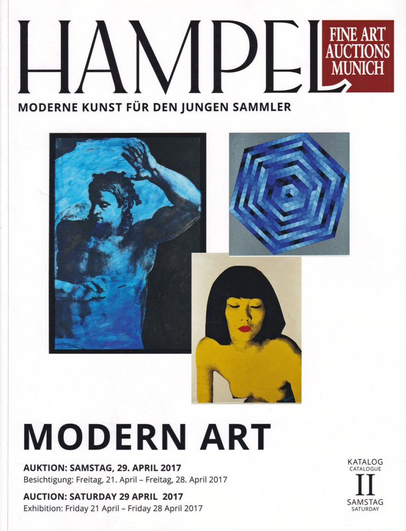 Каталог аукциона Hampel, Мюнхен, Искусство ХХ века Часть 2 от 29 апреля 2017 года