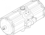 DAPS-3840-090-R-F16-T6 Неполноповоротный привод