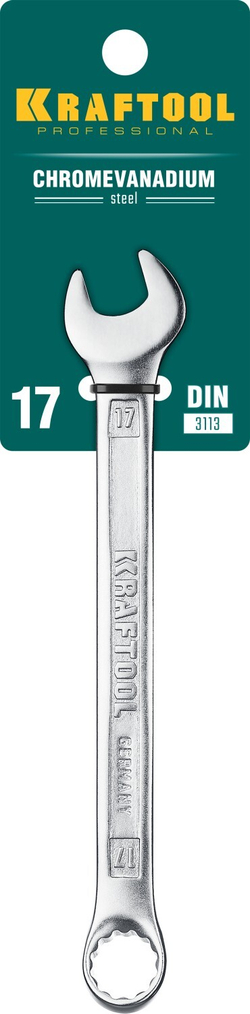 KRAFTOOL 17 мм, комбинированный гаечный ключ (27079-17)