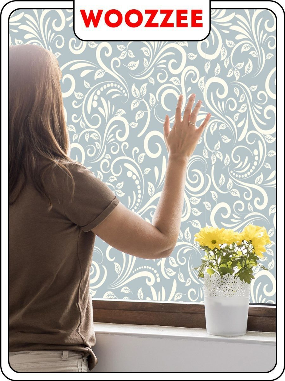 Наклейка "Декоративная пленка на окно 27"