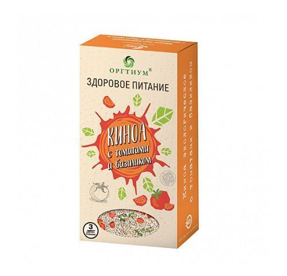 Киноа с томатами и базиликом 180гр (Оргтиум)