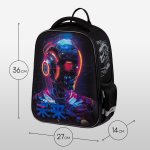 Ранец Berlingo Expert Mini "Cyberpunk" 36*27*14см, 2 отделения, 2 кармана, анатомическая спинка