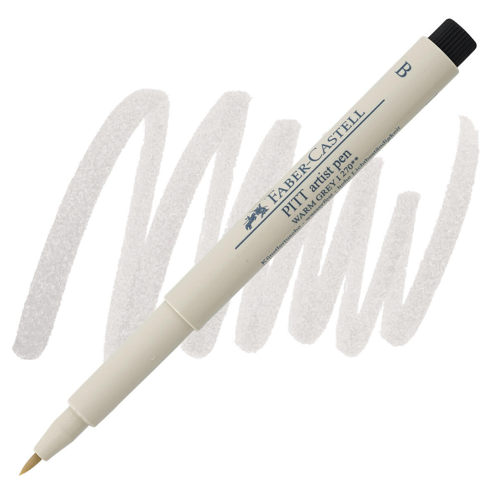 Faber-Castell Pitt Pen (B). 270 Warm Gray I