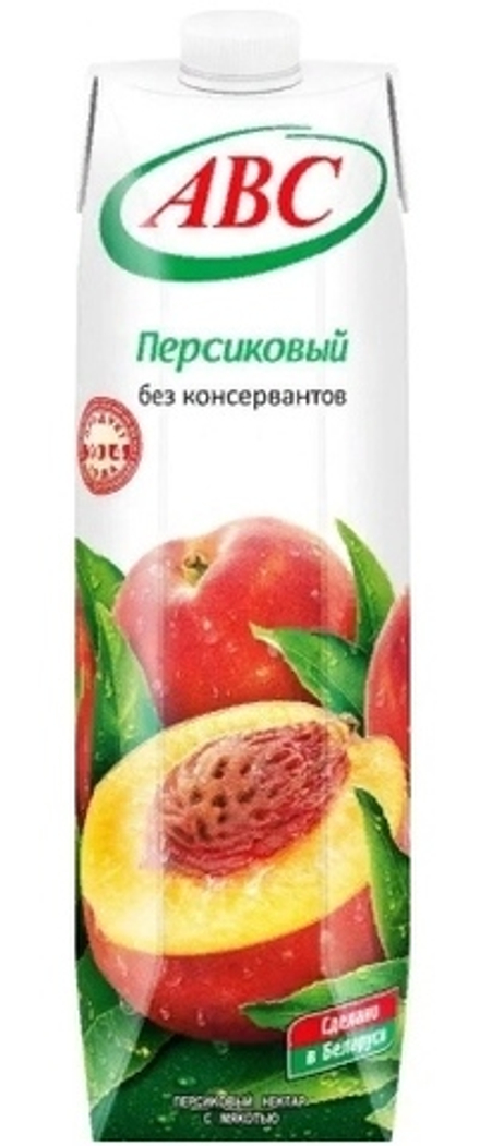 Нектар "АВС" Персиковый с мякотью 1л.