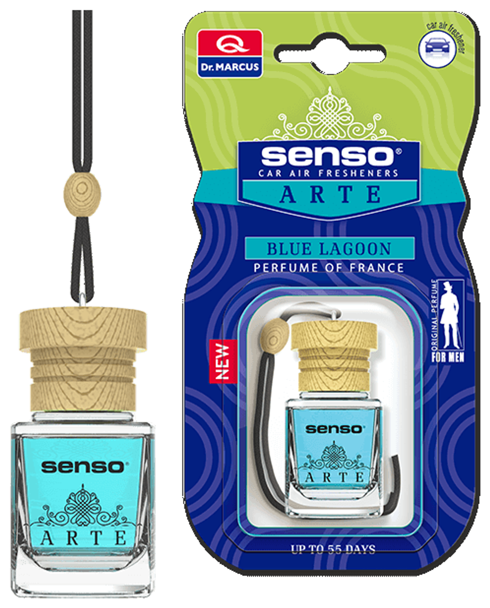 АРОМАТИЗАТОР DR.MARCUS СТЕК/БУТ SENSO ARTE BLUE LAGOON 6ML