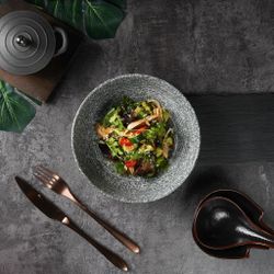 Салатник 900 мл d 20 см h5,4 см глазурь Glossy Stone Untouched Taiga P.L. Proff Cuisine [1]