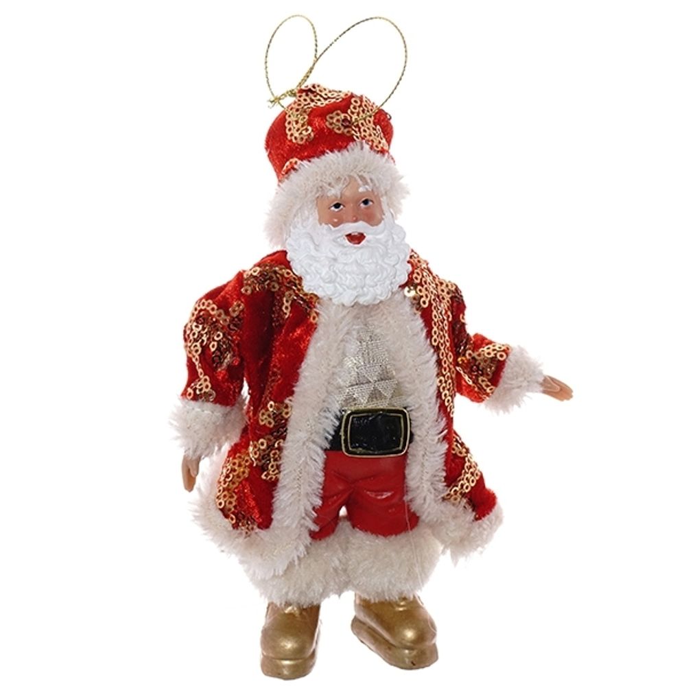 GAEM Украшение новогоднее "Дед Мороз" (блок 12 шт), L9 W4 H16 см, 2в.