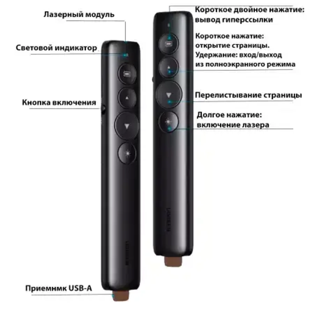 Лазерная указка презентер, UGREEN 50654