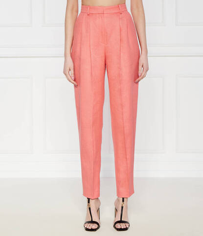 Льняное брюки Tefike BOSS BLACK - лососевый(50512869)