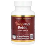 California Gold Nutrition, рейши (Ganoderma lucidum), полный спектр, сертифицированный органический продукт, 90 растительных капсул (600 мг в 1 растительной капсуле)