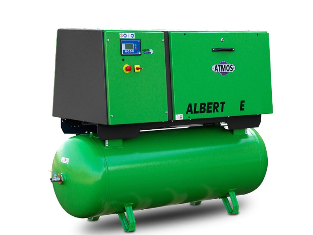 Винтовой компрессор ATMOS ALBERT E170-KR-10-500 на ресивере 500 литров