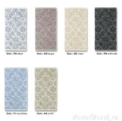 Полотенце 70х140 Cawo Contour Handtuch 8082 Jacquard натуральное