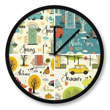 Настенные часы "Pattern" 030