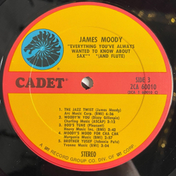 Винтажная виниловая пластинка LP James Moody Everything You've Always Wanted To Know About Sax (And Flute) (USA 1973)