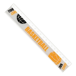 Линейка Basir пластиковая, серия "Спорт", с рисунком мячиков на корпусе, 20 см